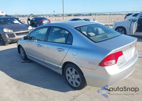 2008 Honda Civic Lx z USA, uszkodzony, nr VIN 2HGFA16598H307143